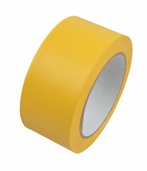 PVC Putzerband 50 mm x 33 m gelb gerillt Abklebeband