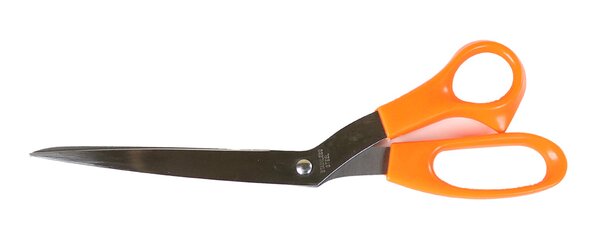 Tapezierschere Tapeten-Schere rostfrei 24cm orange